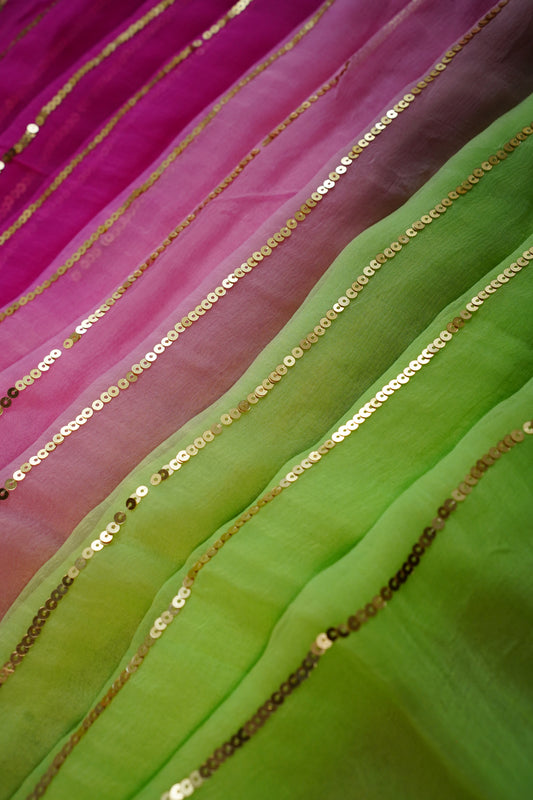 Queen of Hearts Chiffon Saree