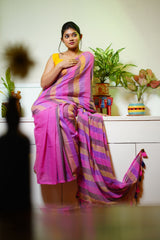 Mull Cotton Rainbow Saree