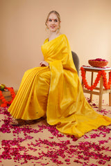 TISSUE LINEN SAREE